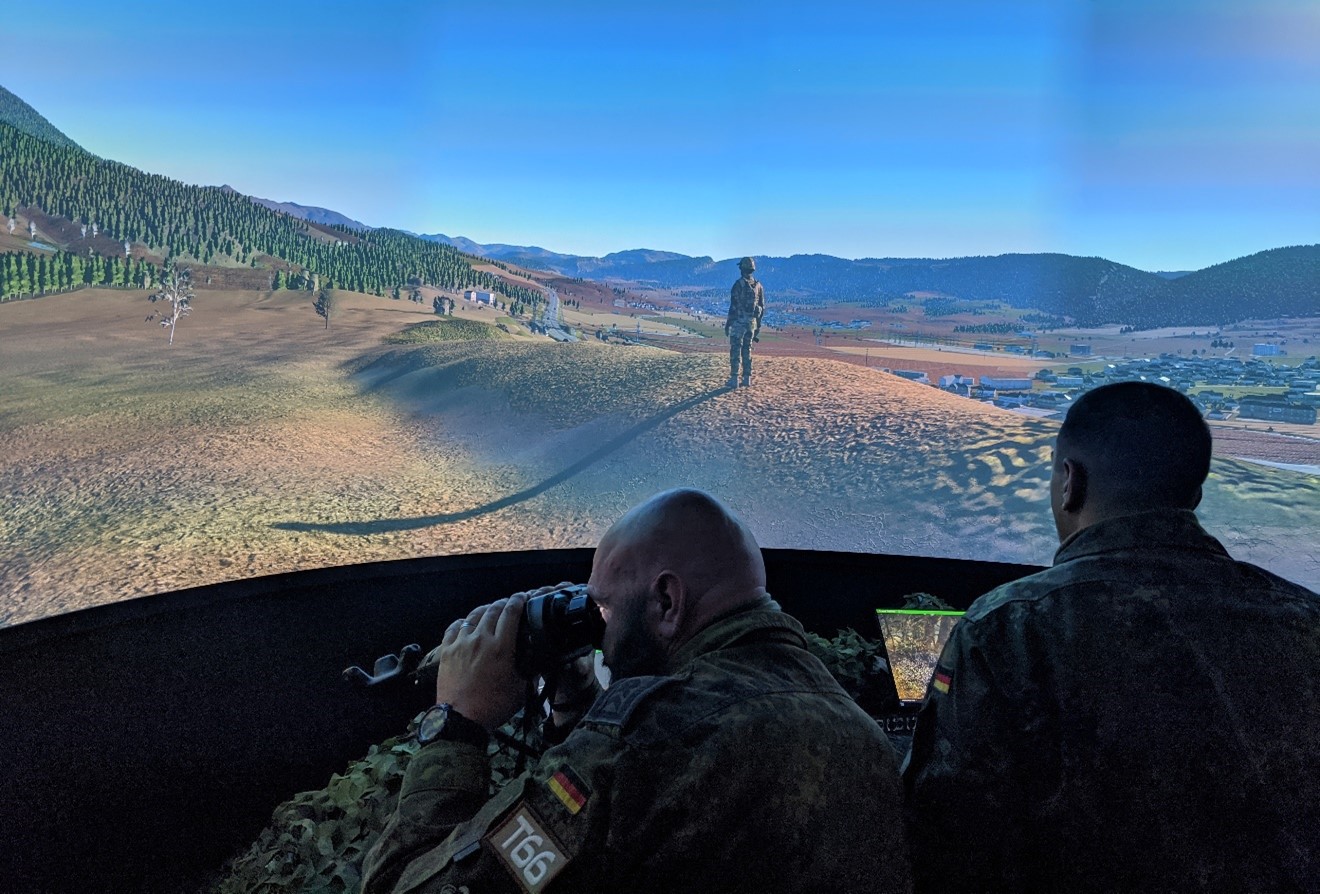 Bagira’s Fire Support Training Simulators Participated in the Multination Bison Strike Exercise in the D-sim ‘t Harde, Netherlands